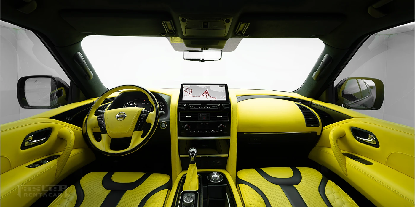 Patrol QX80 Green Hawk Interior